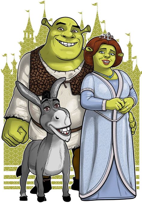 A Very Fun Commission For Shrek Fiona And Donkey In 2019