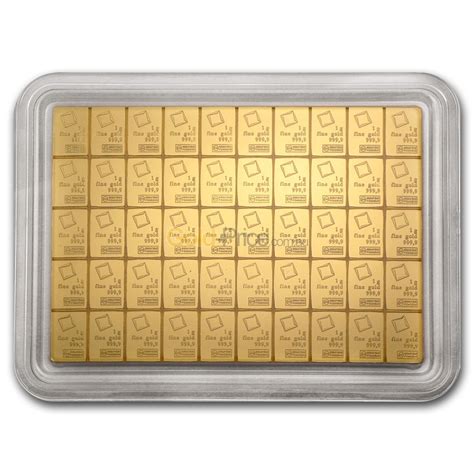 Gold Combibars Price Comparison Buy Gold Combibar 50 X 1g Gold