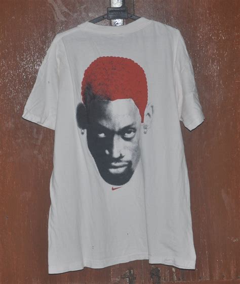 Vintage 90s Nike Dennis Rodman Nba Basketball T Shirt