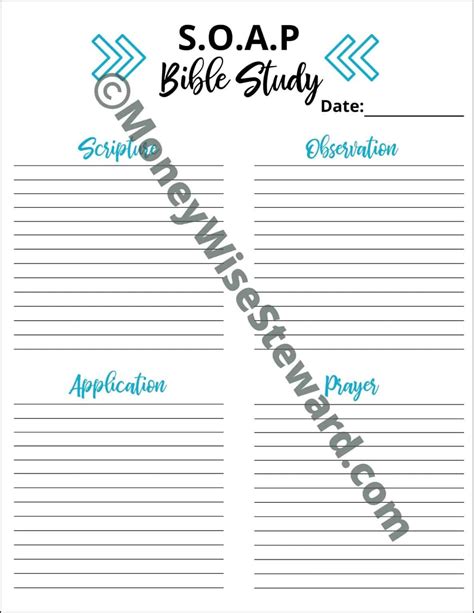 The Soap Bible Study Method Explained Plus Free Printable