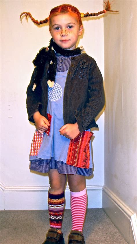 Pippi Longstocking Costume For World Book Day Pippi Longstocking