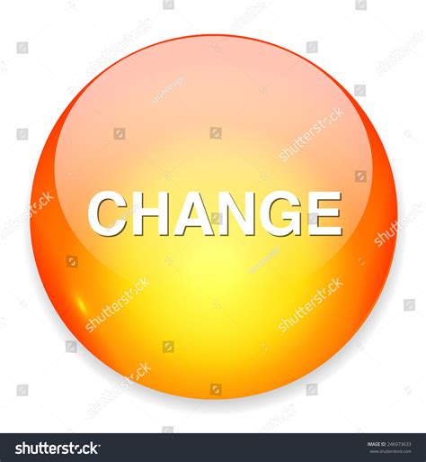 Change Button Stock Vector Royalty Free 246973633 Shutterstock