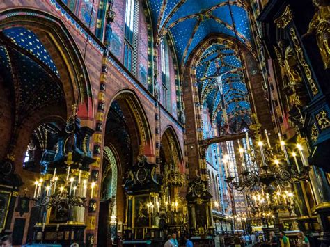 St Marys Basilica Krakow Poland Travel Past 50