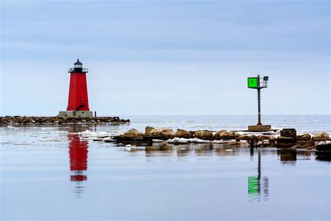 Manistique East Breakwater Lighthouse Lake Michigan Flickr