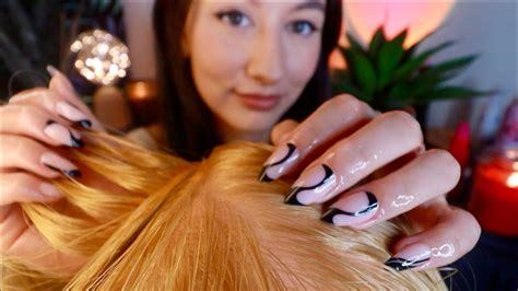 Asmr Relaxing Scalp Attention Treatment Rp Massage Hair Brushing