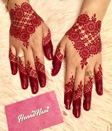 77 Likes 6 Comments Red Henna And Two Tone Henna Hennabynani On