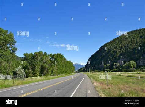 Livingston Montana Usa Highway 89 To Gardiner And Yellowstone