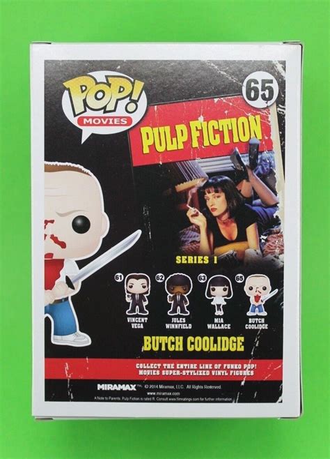 Funko Pop Movies Pulp Fiction 65 Butch Coolidge Vaulted Vinyl Figure 🍎 Ebay