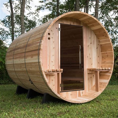 Charleston 4 Person Barrel Sauna Almost Heaven Saunas In 2021