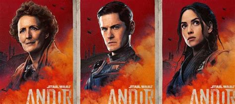 Star Wars Andor Rivelati I Nuovi Character Poster Dai Primi Tre