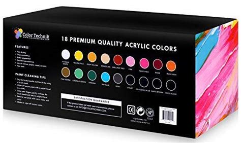 Acrylic Paint Set By Color Technik Artist Quality Color Range 2