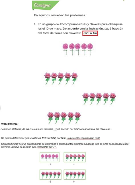 Portanto, visamos treze problemas matemáticos para 4º ano que se dividem em atender divisões, multiplicações, adições e termos usados como centenas. ¿Qué fracción es? - Bloque IV - Lección 66 ~ Apoyo Primaria