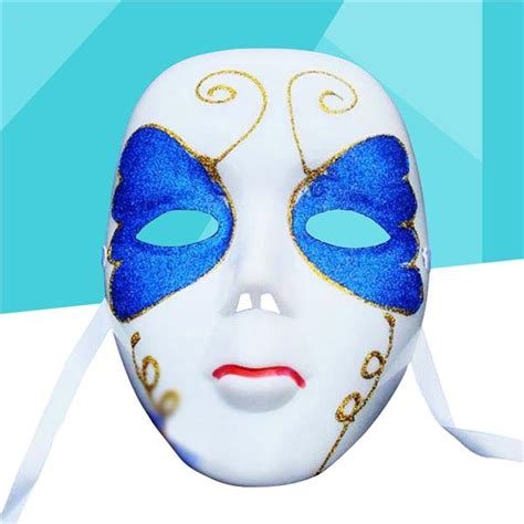 Buy 5pcs Masquerade Masks Full Face Carnival Face Mask Performance