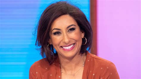 saira khan strips off backstage on loose women find out why hello