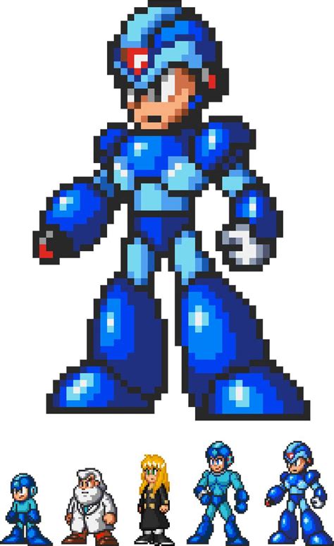The Pixel Art Of Mega Man