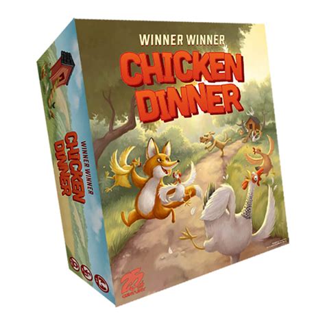 Winner Winner Chicken Dinner Board Game 25th Century Games Steam Rocket