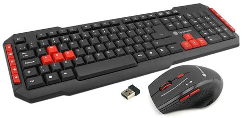 Ultimate Wireless 24ghz Gaming Keyboard And Mouse Combo Set Kmg9000 W