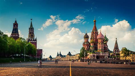 Moscú La Plaza Roja Paisaje De La Ciudad Fondos De Pantalla