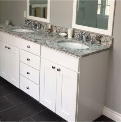 This timeless design is sure to please everyone's taste. Kabinart White Shaker Vanity | Bathrooms | Pinterest ...