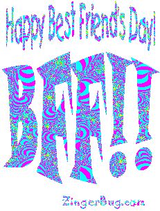 When it comes to best friend gift ideas, it can be tricky. Happy Best Friends Day Bff Glitter Graphic, Greeting, Comment, Meme or GIF