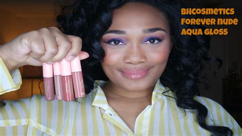 Bhcosmetics Forever Nude Aqua Gloss Youtube