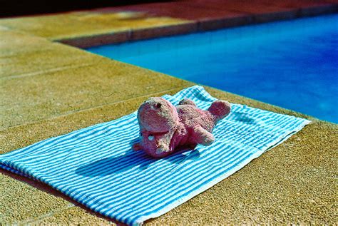 Naked Hippo Toy Sunbathing By Pool Majorca Completely Flickr