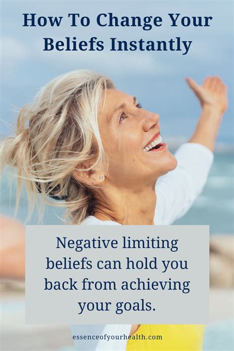 Learn How To Instantly Change Your Self Limiting Beliefs Using A Simple