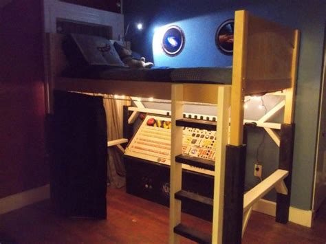 Made to measure kids' bedroom furniture can squeeze the best use out of the room. So Many Buttons!: Kid's Homemade Spaceship Bunk Bed ...