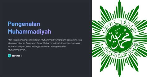 Pengenalan Muhammadiyah