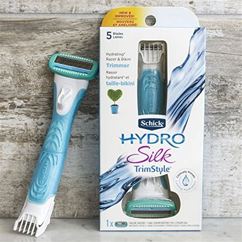 Schick hydro silk trimstyle women's razor combines a hydrating* razor (*moisturizes up to 2 hours after shaving) and waterproof trimmer in 1 for the ultimate convenience. Schick Hydro Silk TrimStyle Moisturizing Razor for Women ...