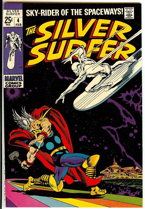 Silver Surfer 4 Par Varla John Buscema Couverture Originale