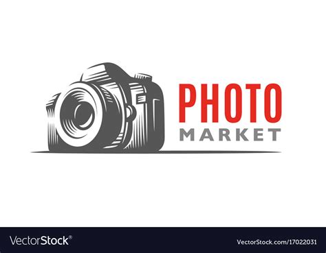 Photo Camera Logo Classic Royalty Free Vector Image
