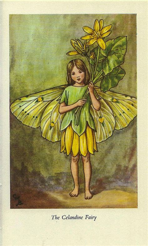 The Celandine Fairy Cicely Mary Barker Flower Fairies Of The Etsy