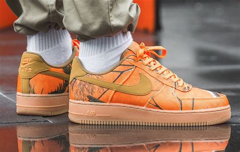 Get Ready For The Nike Air Force 1 Low Realtree Camo Orange Blaze