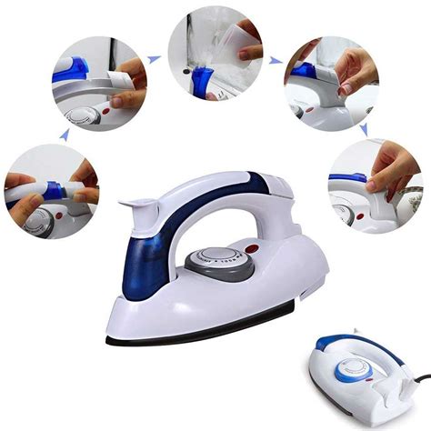 Jual Setrika Lipat Uap Mini Baju Portable 2in1 Travel Iron