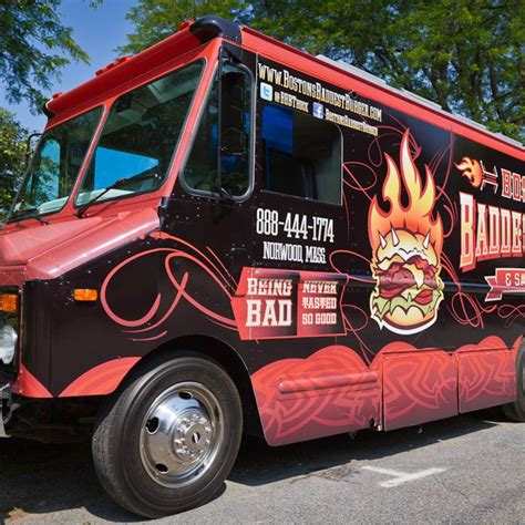 Boston S Baddest Burger Food Truck With Images Food Truck Boston
