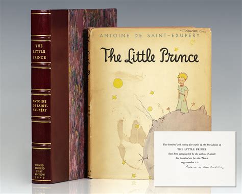 The Little Prince Antoine De Saint Exupery Signed Limited First Edition