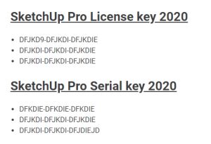 SketchUp Pro Crack License Key Free TXT File