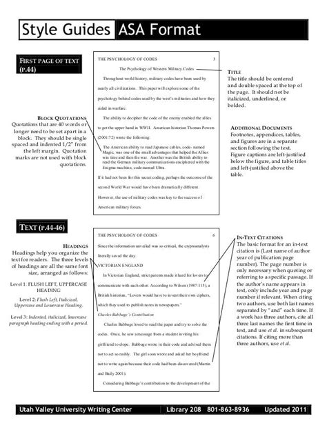 Asa Sociology Citation Guide Information Fuspelli