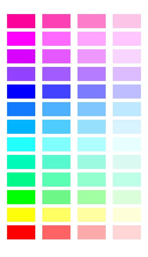 Bright Cool Light Color Palette Aqua Color Palette Summer Color