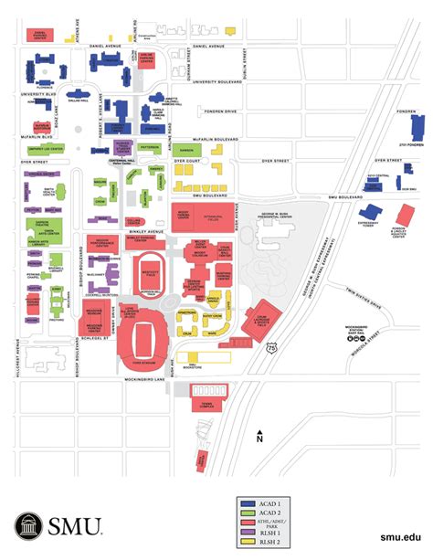 District Map Smu Southern Methodist University