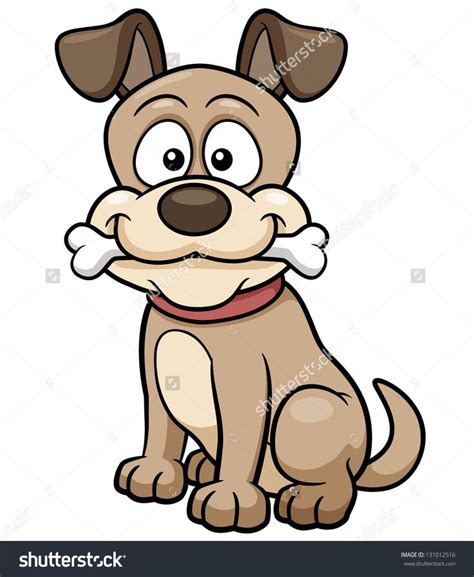 Vector Illustration Of Cartoon Dog Dog Illustration