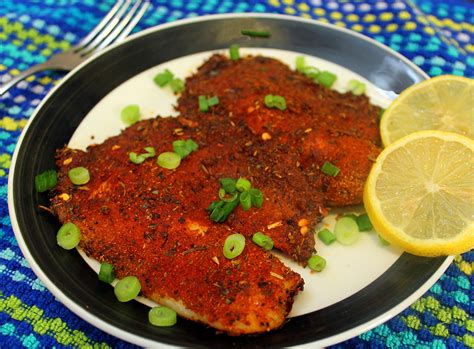 Oven Baked Blackened Tilapia Spoonful O Spice