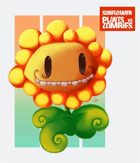 Plants Vs Zombies Sunflower By Heeycah On Deviantart
