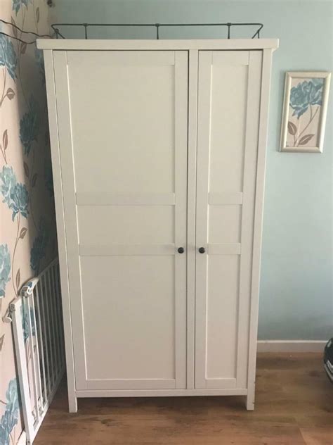 Ikea, brimnes, wardrobe, doors, white, link, product, website, below, contains. White Ikea hemnes wardrobe | in Ruislip, London | Gumtree