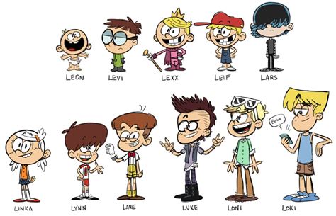 User Bloggmwbmw44more Genderbent Characters The Loud House