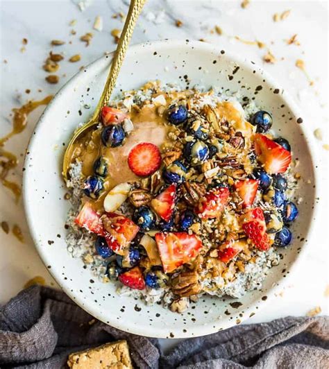When we eat carbohydrates, they are broken down into glucose in the bloodstream. Keto Overnight Oats - Low Carb / Paleo / Easy Make-Ahead ...