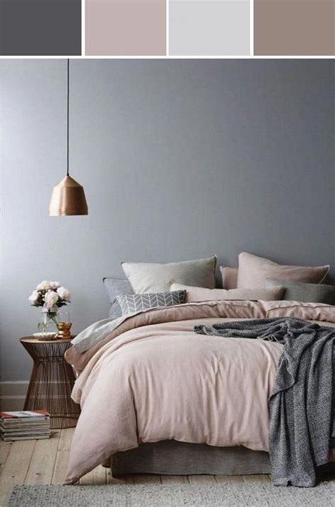 Dusty Pink And Gray Bedroom Color Ideas Homedecor Bedroomcolor Bedr