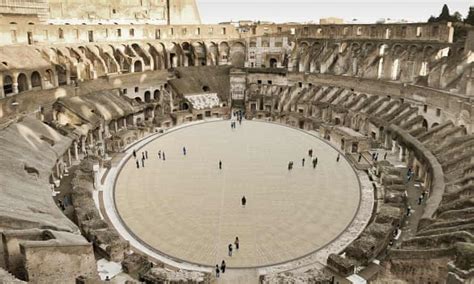 Romes Colosseum To Gain Hi Tech Arena Floor Italy The Guardian
