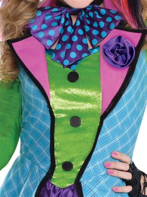 Sassy Mad Hatter Child And Teen Costume Party Delights